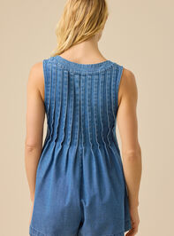 Evie Denim Romper Detail 4 - ALTAR'D STATE KIDS
