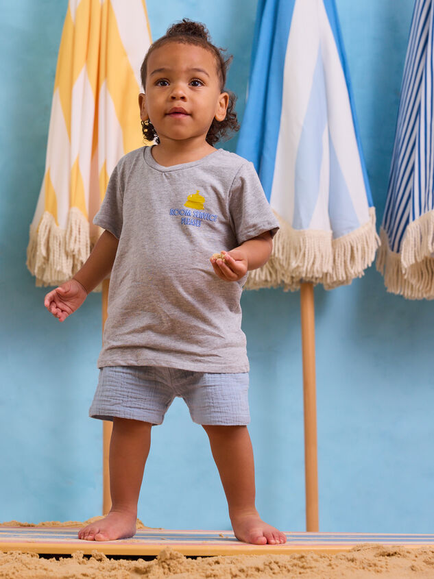 Room Service Please Tee - AS Kids