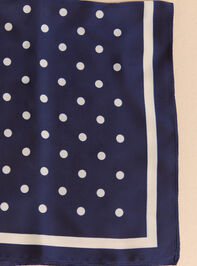 Midnight Dot Satin Scarf - AS Kids