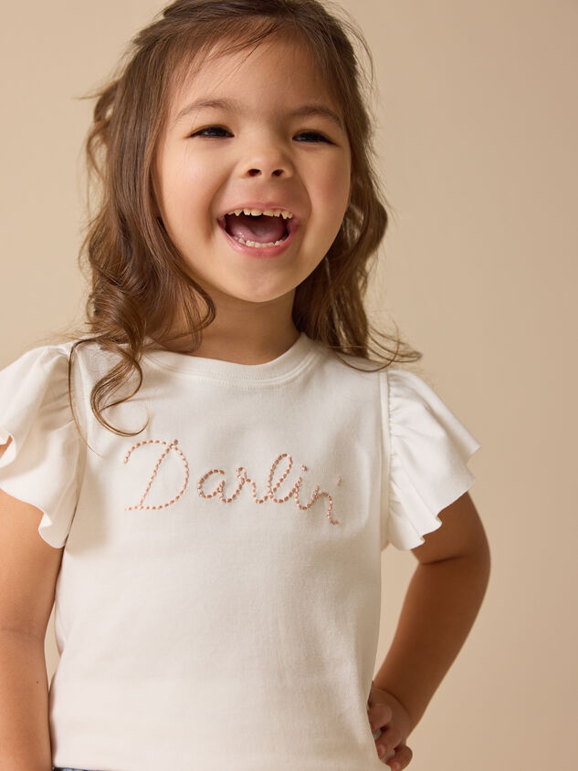 Darlin Flutter Sleeve Tee - ALTAR'D STATE KIDS