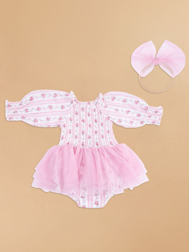 Emory Floral Tutu Bubble with Bow - ALTAR'D STATE KIDS