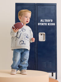 "It's Good!" Field Goal Sweatshirt Detail 3 - AS Kids