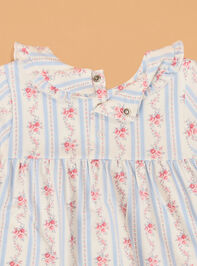 Anna Floral Peter Pan Dress Detail 3 - AS Kids