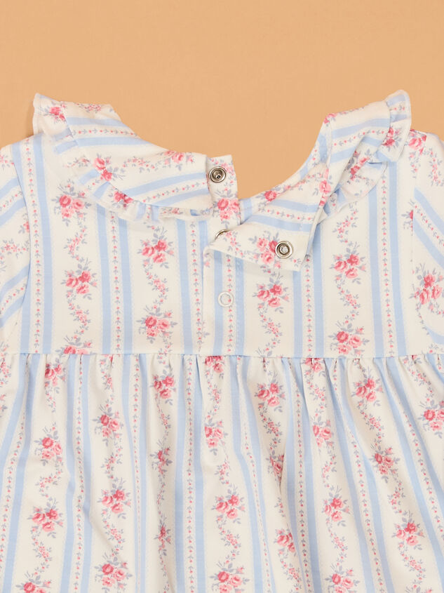 Anna Floral Peter Pan Dress Detail 3 - AS Kids