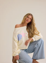 Jamie Beach Cropped Sweatshirt Detail 5 - ALTAR'D STATE KIDS