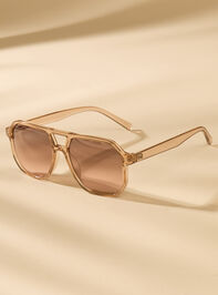 Anthem Square Aviator Sunglasses Detail 2 - ALTAR'D STATE KIDS