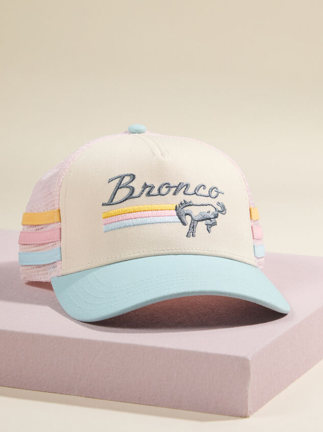 Striped Bronco Trucker Hat - ALTAR'D STATE KIDS