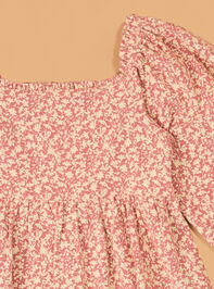 Livy Floral Toddler Dress Detail 2 - AS Kids