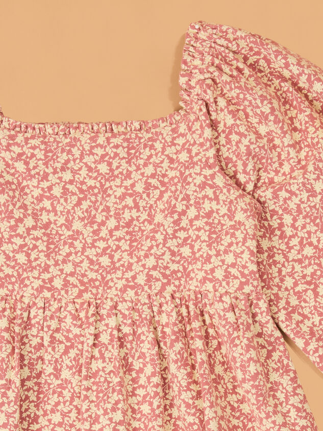 Livy Floral Toddler Dress Detail 2 - AS Kids