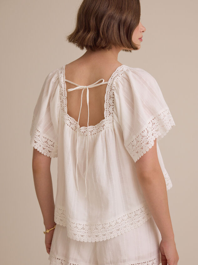 Isolde Lace Baby Doll Top Detail 5 - AS Kids
