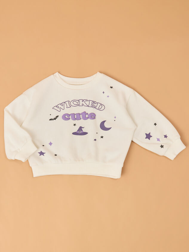 Wicked Cute Graphic Baby Sweatshirt - AS Kids