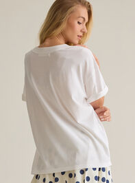 Mallorca Spain Oversized Tee Detail 5 - AS Kids