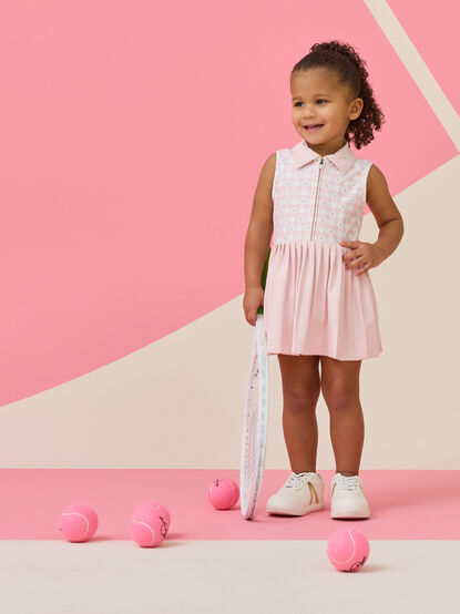 Lena Gingham Polo Dress - ALTAR'D STATE KIDS