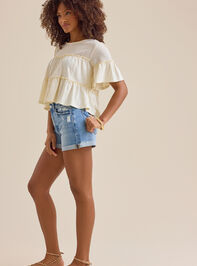 Calliope Tiered Babydoll Top Detail 2 - AS Kids