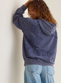 Walk by Faith Hoodie Detail 6 - AS Kids