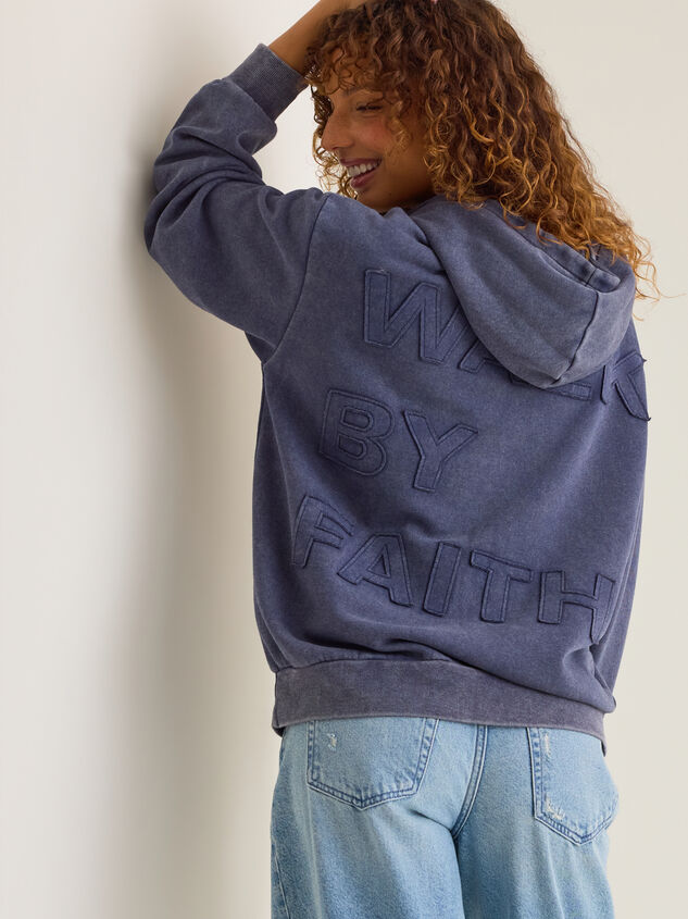 Walk by Faith Hoodie Detail 6 - AS Kids