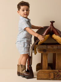 Emery Patchwork Top Detail 2 - ALTAR'D STATE KIDS