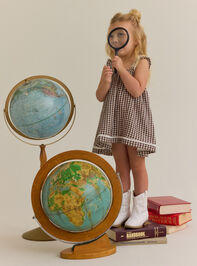 Kylie Gingham Toddler Dress - AS Kids