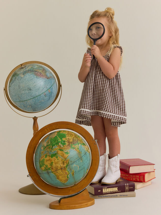 Kylie Gingham Toddler Dress - AS Kids