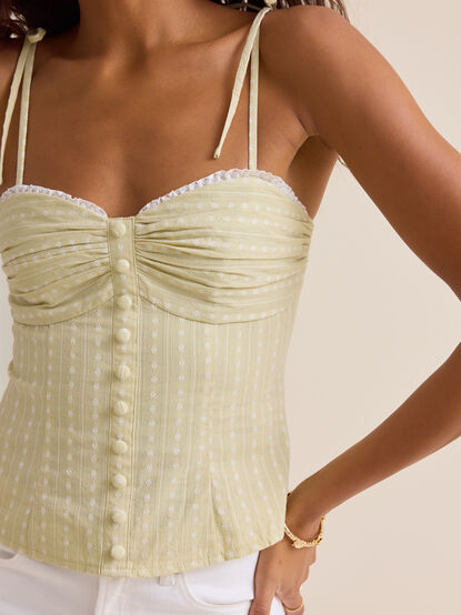 Camila Embroidered Lace Trim Tank - ALTAR'D STATE KIDS