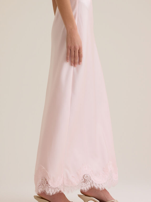 Lilou Lace Satin Midi Skirt Detail 5 - ALTAR'D STATE KIDS