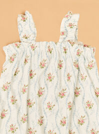 Heirloom Rose Ruffle Overall Detail 5 - ALTAR'D STATE KIDS