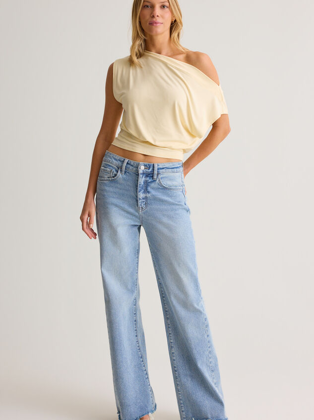 Senna Asymmetrical Neck Top Detail 2 - AS Kids