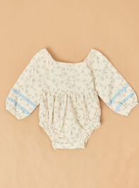 Ella Velvet Trim Floral Bubble - ALTAR'D STATE KIDS