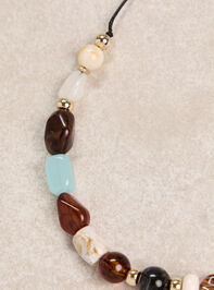 Tidal Drift Multi Colored Long Necklace Detail 3 - AS Kids