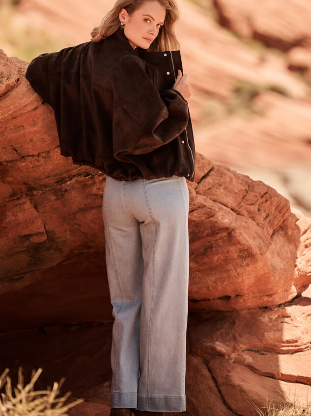 Tillie Suede Bubble Jacket Detail 3 - AS Kids