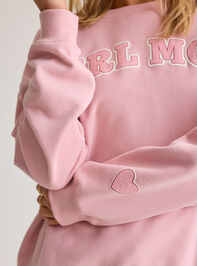 Girl Mom Graphic Sweatshirt Detail 5 - AS Kids