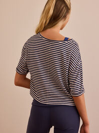 Max Out Stripe Crop Tee Detail 3 - ALTAR'D STATE KIDS