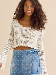 Dylan Side Tie Denim Skort - ALTAR'D STATE KIDS