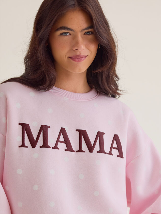 Penelope Polka Dot Mama Sweatshirt - AS Kids