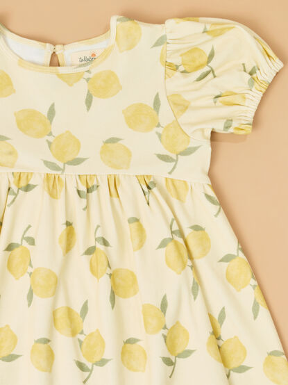 Lucia Lemons Puff Sleeve Dress - ALTAR'D STATE KIDS