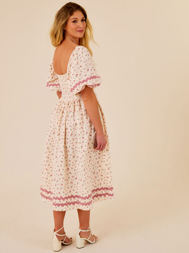 Zoey Floral Mama Dress Detail 5 - ALTAR'D STATE KIDS