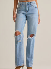 Olivia High Rise Straight Leg Jeans Detail 2 - AS Kids