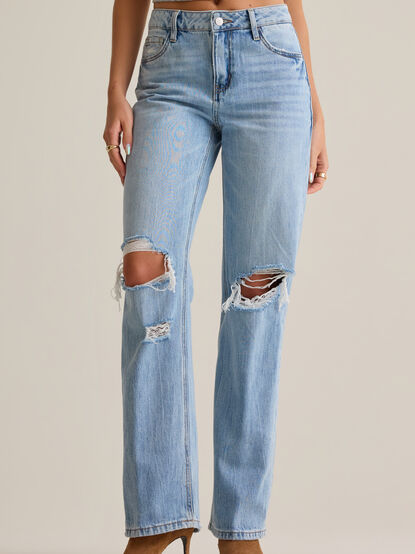 Olivia High Rise Straight Leg Jeans - AS Kids