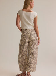 Josie Snake Skin Barrel Pant Detail 6 - AS Kids
