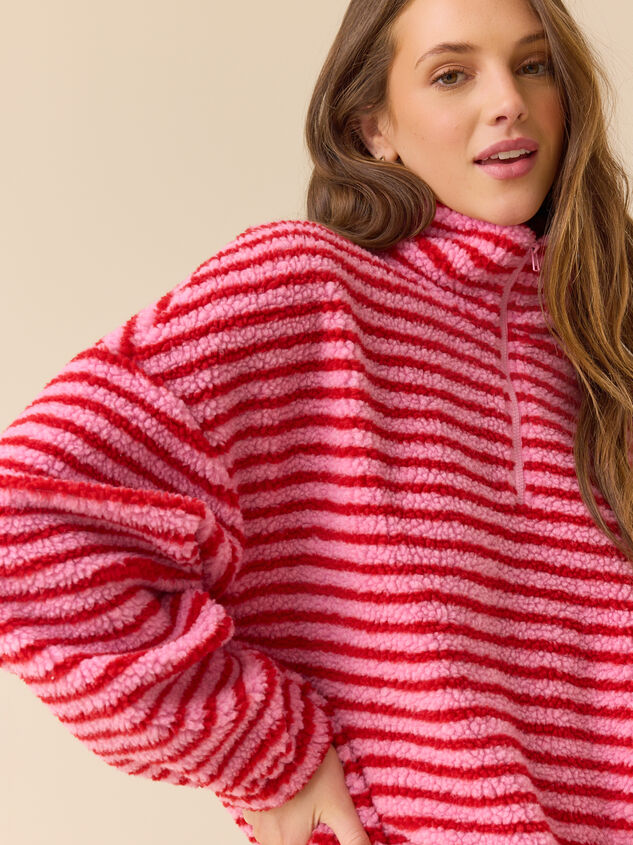 Maren Sherpa Pullover Detail 2 - ALTAR'D STATE KIDS