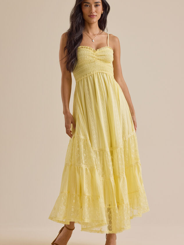 Tami Lace Tiered Maxi Dress Detail 2 - ALTAR'D STATE KIDS