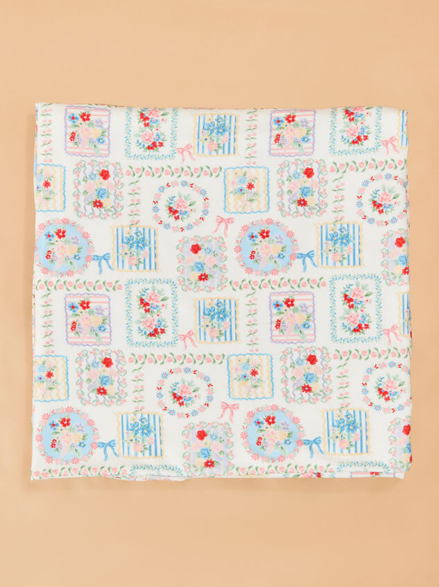 Finley Floral Patchwork Swaddle Detail 2 - ALTAR'D STATE KIDS