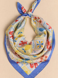 Postcard Silk Scarf Detail 2 - AS Kids