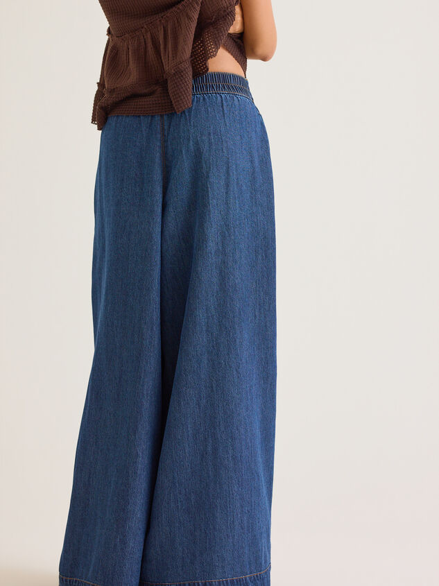 Andy High-Rise Button Front Boho Pant Detail 5 - AS Kids