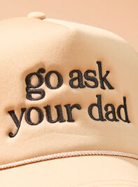 Go Ask Your Dad Embroidered Hat Detail 2 - ALTAR'D STATE KIDS