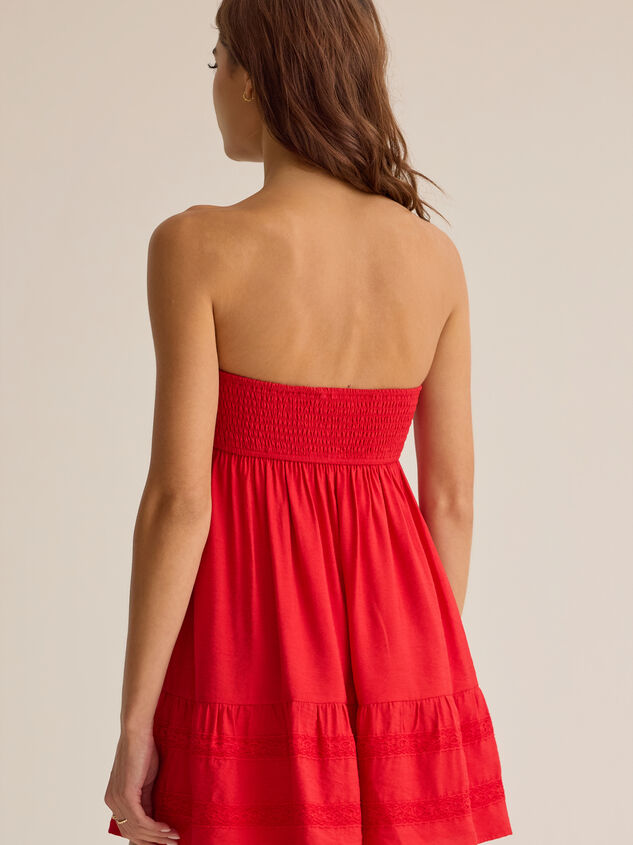 Seaghan Strapless Mini Dress Detail 5 - AS Kids