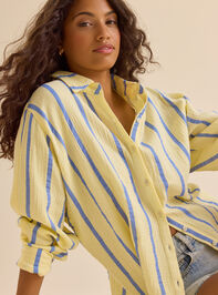 Vienna Striped Button Down Top - AS Kids