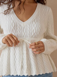 Hayley Knit Tie Sweater - AS Kids