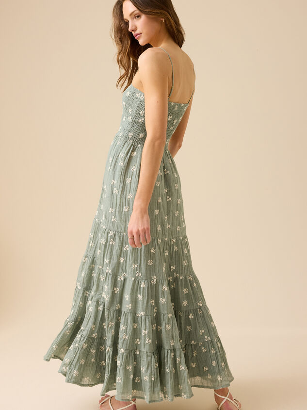 Baylor Embroidered Maxi Dress Detail 4 - ALTAR'D STATE KIDS