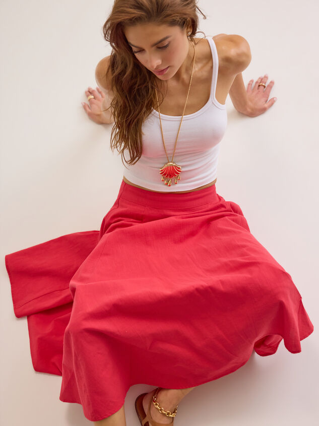 Lunella Linen Skirt Detail 5 - AS Kids